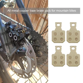 eMagTech 4 Pairs Bicycle Disc Brake Pads Compatible with Magura MT5 MT5E MT7 MT Trail Type 8.1 SH901 M5 M7 Disc Brakes Sintered Metal Cycling Components