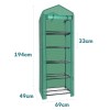 5 Tier PE Greenhouse Complete Set With PE Cover Green