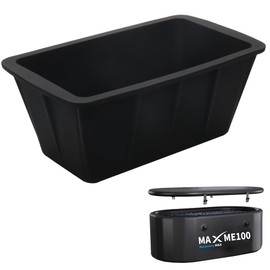 [2025 Upgraded] XL Ice Bath Plunge Tub Ice Mold With Built-in Stainless Steel (Without Lid)