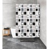 Kleine Wolke "Clipper" Shower Curtain, Anthracite, 180 x 200 cm