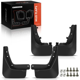 A-Premium Set of 4PCS Mud Flaps Splash Guards Mudguards Mudflaps with Hardware Kits Accessory Compatible with Lincoln Aviator, 2020-2024, Sport Utility, Front and Rear (Driver & Passenger Sides)