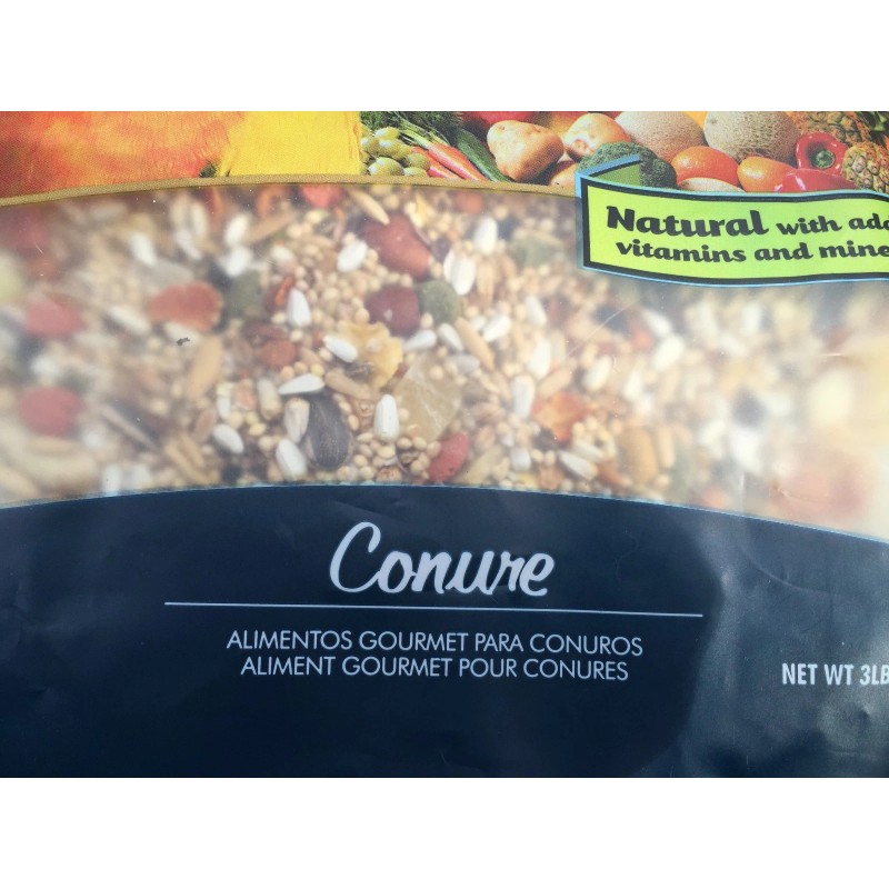 Higgins Sunburst Conure Bird Food conure seed fruits and veggies