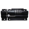 Lockey USA MS40 Slide Bolt, Black, Combination Lock, Keyless, Indoor/Outdoor
