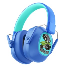 iClever Noise Cancelling Headphones for Kids, SNR 29dB Safety Noise Reduction Ear Muffs for Autism Sensory &Concentration Aid, Ear Hearing Protection for Fireworks/Event/Monster Truck/Concert