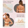 BOUFOR Deep V Bra Plunge Backless Bras for Women Convertible
