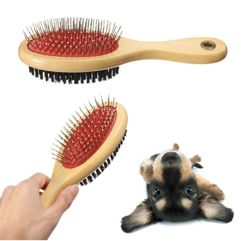 VIP Home Essentials Combo Pin & Bristle Grooming Brush for