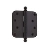 Nostalgic Warehouse Ball-Tip Residential Door Hinge with Radius Corner, Oil