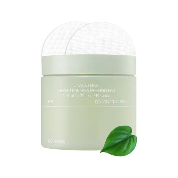 Ji Woo Gae almohadilla exfoliante hoja de corazón 120 ml