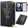 Lemmeko Server Book, PU Leather Server Books for Waitress with