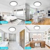 libtit 20 Inch LED Ceiling Light, 4200LM 35W Large &