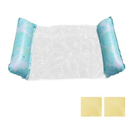 Formemory Float, 1 Seater, Float, For Adults, Float, 27.6 x 51.2 inches (70 x 130 cm), Water Hammock + 2 Vinyl Repair Tapes, For Adults, Float, Water Hammock, Foldable, Heat Protection, Pool, Summer,