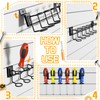 Blulu 2 Pcs Slatwall Screwdriver Holders Slatwall Plier Holders Screw