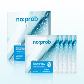 No-Prop Moisture Soothing Blue Azulene Hydrogel Mask (5 Sheets) 5 Sheets (Blue Azulene) / 노프랍 수분진정 블루 아줄렌 하이드로겔 마스크 (5매입) 5매입 (블루아줄렌)