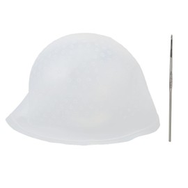 Gorro para Resaltar el Cabello con Aguja de Gancho, Gorro para Resaltar el Cabello con Gancho para Peluquería, Gorro de Silicona para Teñir el Cabello, Peluquería en Casa,