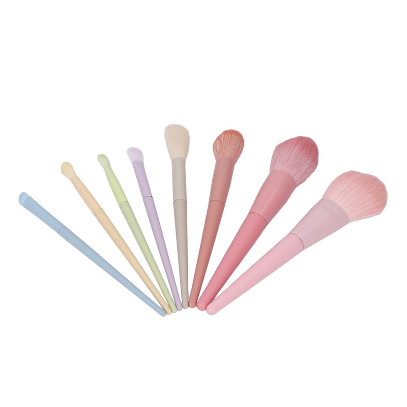 8pcs Makeup Brush Set Ergonomic Powder Eyeliner Eyeshadow Concealers Brushes