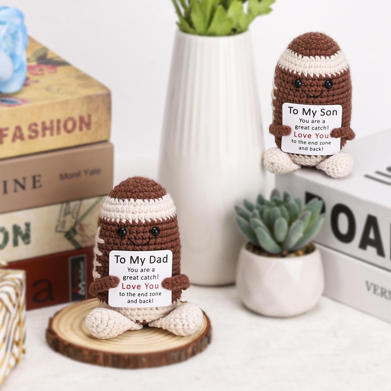 WELLBANEE Football Dad Gifts for New Dady Papa Bonusdad Stepdad