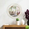 ironsmithn Wall Mirror Mounted Round Decorative Mirrors Circle for Bathroom