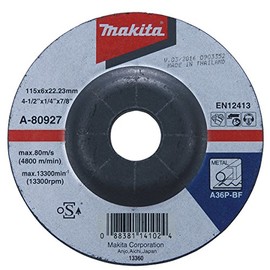Makita Grinding Disc 115 mm, 100 Pieces in a 80927