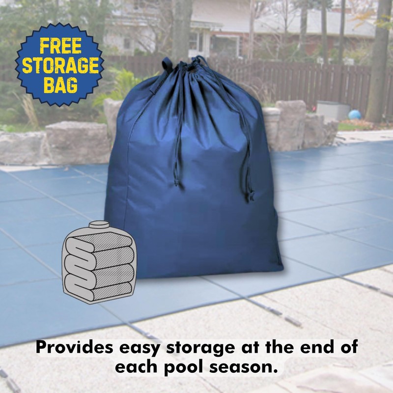 Rectangle Pool Safety Covers for Inground Pools, 5 YR Warranty