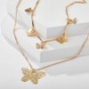 fxmimior - Collar de mariposa para mujer con capa fina