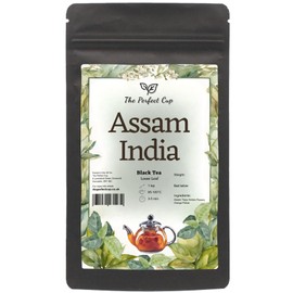 Assam India Premium Loose Leaf Black Tea Dark Reseable Pouch (100g)