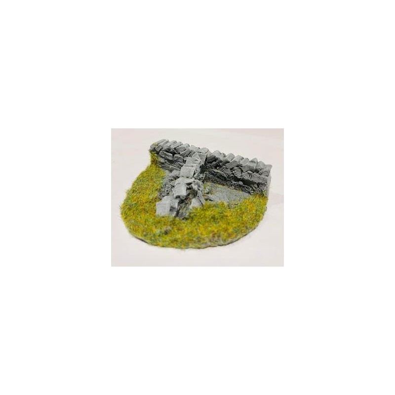 Javis Dry Stone Roadside Wall Corners - OO Gauge/1:76 Scale