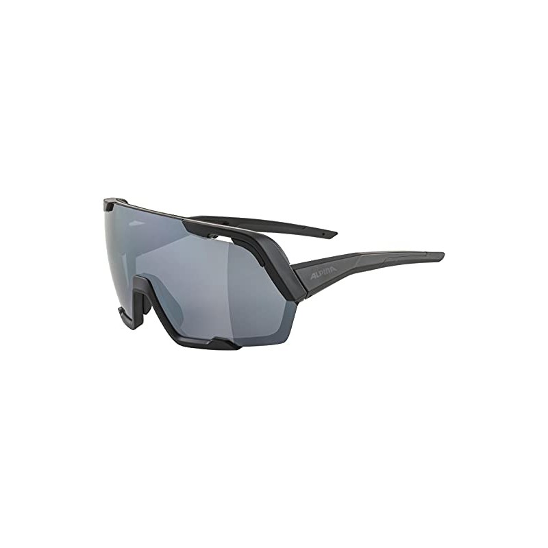 ALPINA Unisex - Adulti, ROCKET BOLD Occhiali sportivi, all black