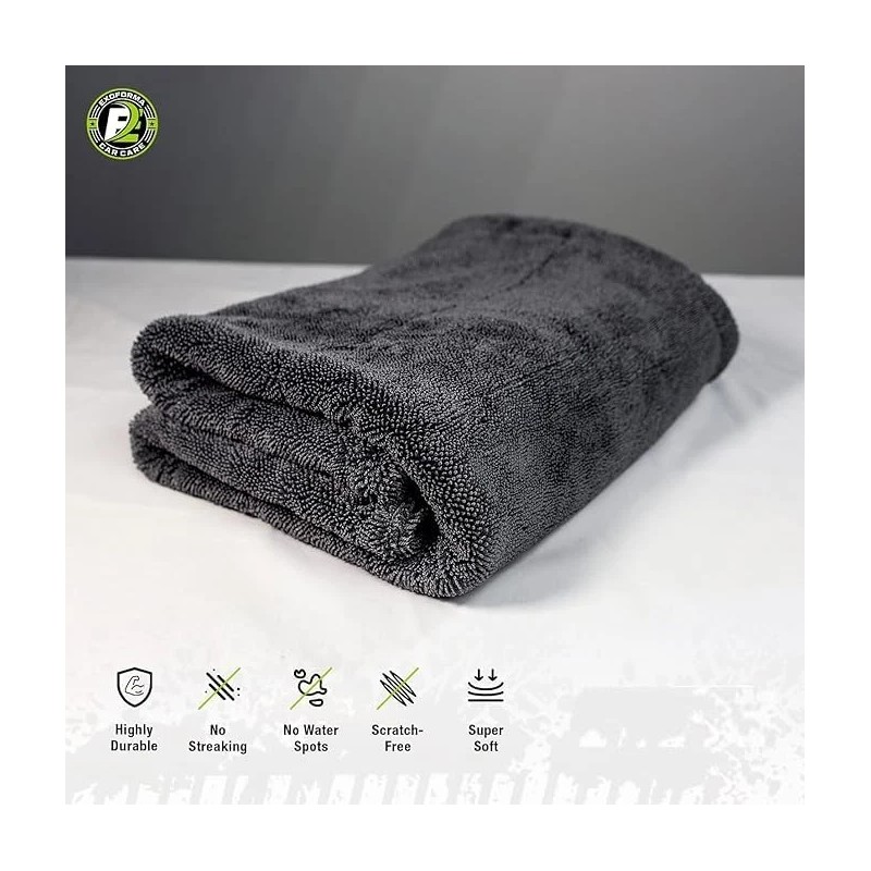 ExoForma Mega Microfiber Drying Towel 24x36 Ultra Absorbent Streak Free