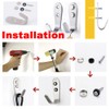 TOOLSTAR Stainless Steel Heavy Duty Hook, Outdoor Wall Mounted Hanger