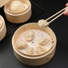 200 Sheets 8"Bao Bun Steamer Liners Steamer Paper,Dumpling Steamer Liners,Bamboo