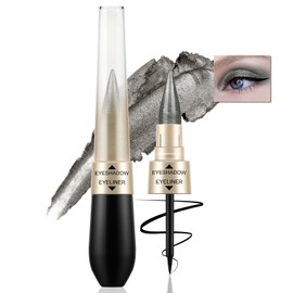Boobeen 2 in 1 Dual-ended Lidschatten Eyeliner Pencil Crayon Shimmer Eyeshadow Stick mit flüssigem Eyeliner, Eye Stick Cream Eye Shadow Pen Create Glitter Eye Makeup