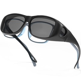 TJUTR Polarized Fit Over Glasses Sunglasses for Women Men Trendy Wrap-around Driving Sun Glasses UV Protection for Outdoors