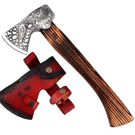 Axe - Custom Handmade Stainless Steel Viking Axe Gorgeous - Solid Wood Handle - Ax - Tarm-2018