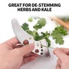 Herb Stripper, Stainless Steel Leaf Stripper Tool with 9 Hose