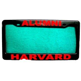 All American License Plate Frame-ALUMNI/HARVARD-Polished ABS- #3395R