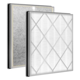 Doifyn HE400, HE401 Replacement Filter for Shark 4 Fan Air Purifier, Compatible with Shark HE400, HE401, HE402, HE402C, HE405, H13 HEPA Filter Part Number #HE4FKBAS/HE4FKPET/HE4FKPETMB/HE4FKPRO,2Pack