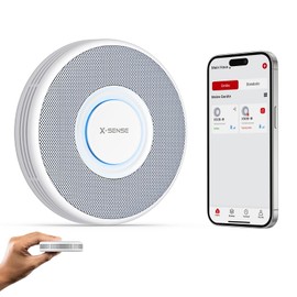 X-Sense XS0B-iR Smart WiFi Smoke Alarm System with Voice Alarm System and 17 Locations Fire Alarm Smoke Alarm Only 33mm Thin XS0B-iR