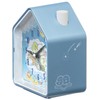 Seiko Clock CQ166L Alarm Clock, Sumikko Gurashi, Light Blue Pearl,