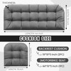 Barydat 3 Pack Wicker Furniture Cushions Waterproof Outdoor/Indoor Tufted Wicker