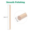 QUARKZMAN Wooden Dowel Rods, Wooden Sticks, 20 cm x 1
