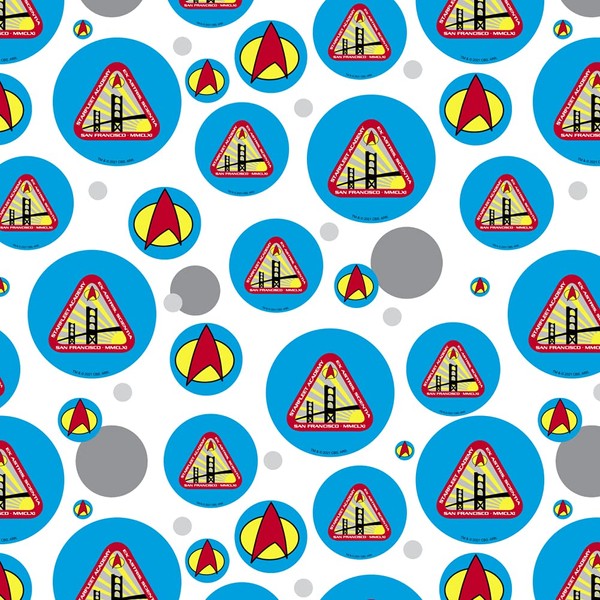 GRAPHICS & MORE Star Trek Star Fleet Academy Gift Wrap
