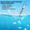 Alwonder 30PCS Double Snap Swivels, Trolling Planer Board Line Release