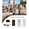 QALLY Retro Oval Womens Sunglasses Cat Eye Sunglasses for Women: