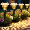 PATIOPIA Solar Pathway Lights Garden Decor for Yard, Solar Garden