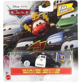 Hot Wheels Monster Trucks Pixar Cars Fan Favorites Team 95 and 51 Sheriff