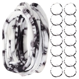 Beavorty 20pcs Elastic Hair Ties for Thick and Hair Soft Nylon Material Tie-dye Colors and Comfortable for Daily Use and Accessories