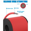 ENERJOUR 22 Gauge Silicone Wire 2 Colors Each Spool 100FT,