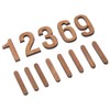 Gadpiparty 1set Clock Numbers Kit for Wall Clock Roman Numerals