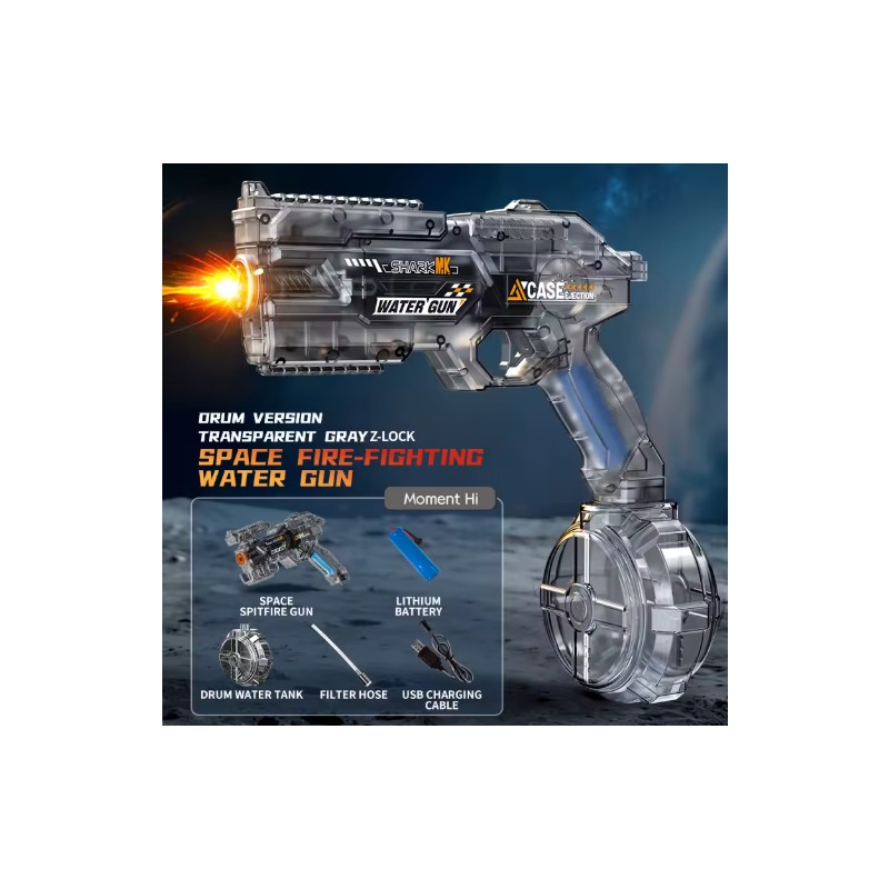 Rechargeable Automatic Water Blaster with Auto-Refill – Electric Outdoor Water