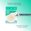Esponja Facial Exfoliante Doble Textura Celufita 6 Piezas